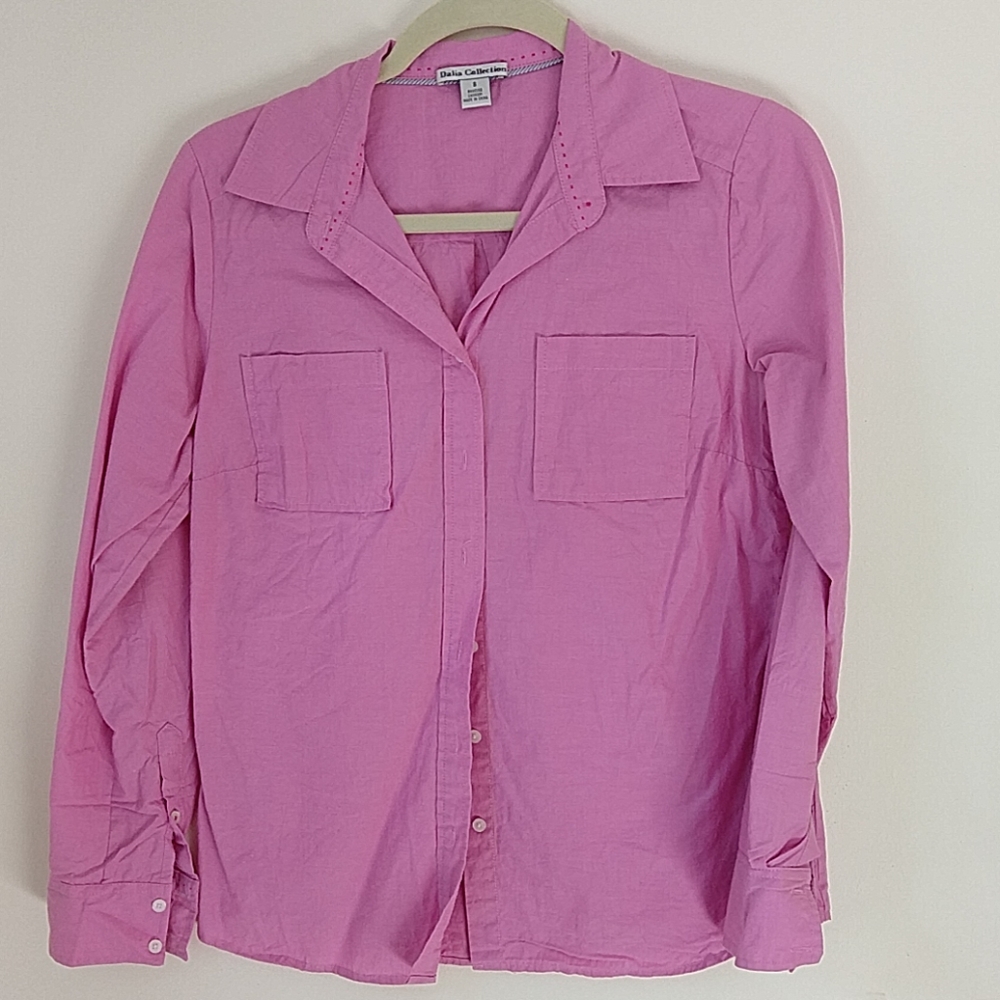 Pink button down